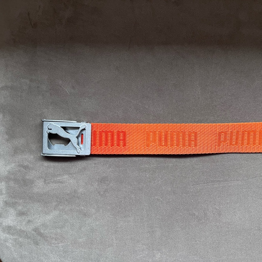 PUMA Men's Vibrant Orange Golf Belt